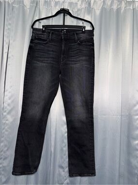 MOTHER Mid rise dazzler flood jeans